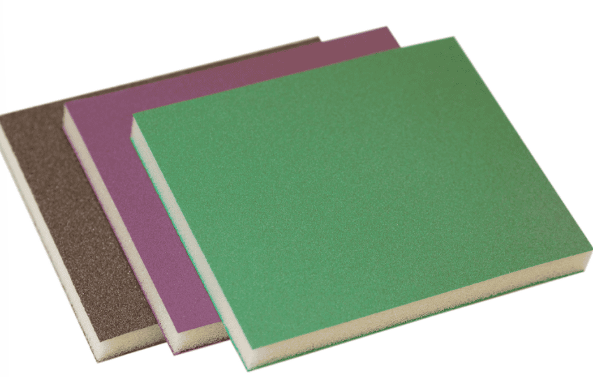 TSC-   2-Side Coated Abrasive Sponge 120mm x 98mm x 13mm