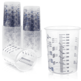 TM6013 – Transparent Plastic Paint Mixing Cups