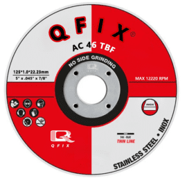 QFIX 5 inch 125mm thin cutting disc for metal and Inox